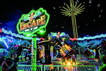 De Escape is goed verlicht en werkt ook in het donker.