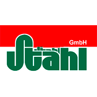 Logo van een sponsor, Stahl GmbH